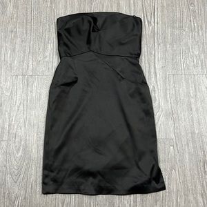 BCBG Black Strapless Formal Dress